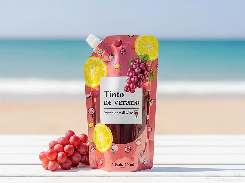 200ml wine alcoholic beverage package